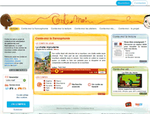 Tablet Screenshot of conte-moi.net
